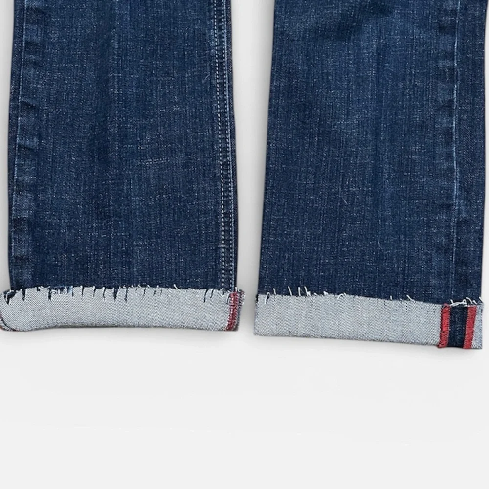 CAbi Dark Wash Lou Lou Slim Straight Jean Size 4 Style #201 - Picture 9 of 9